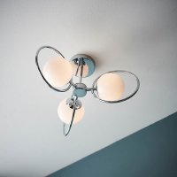 Orb 3light Semi Flush ceiling light