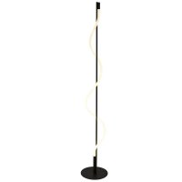 Searchlight Serpent 1Lt Led Table Lamp, Black With Acrylic