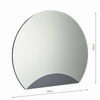 Rise Mirror With Smoked Panel Detail