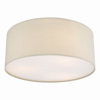 Cierro 3 Light Flush Taupe With Diffuser 40cm