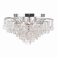 Kiruna 3lt Flush Crystal & Polished Chrome