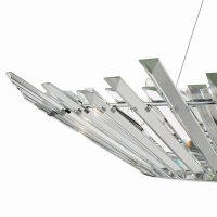 Nimbus 6 Light Single Pendant Polished Chrome Crystal