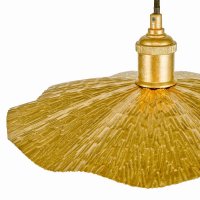 Piper 1 Light Single Pendant Gold Leaf