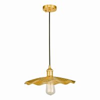 Piper 1 Light Single Pendant Gold Leaf