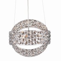 Sewanee Rings 3 Light Pendant Smoked Crystal Polished Chrome