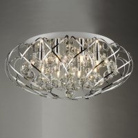 Riya 8lt Flush Crystal & Polished Chrome