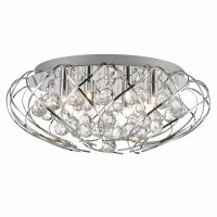 Riya 8lt Flush Crystal & Polished Chrome