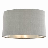 Melody Wall Light With Oval Grey Shade