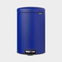 Brabantia NewIcon 20 Litre Pedal Bin in Mineral Powerful Blue