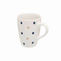 Siip Fundamental Reactive Glaze Spot Mug - Blue & Beige