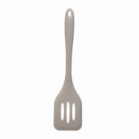 Fusion Twist Silicone Slotted Turner - Grey