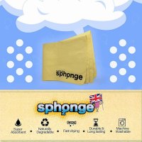 SPh2ONGE Super Absorbent Cloth Yellow