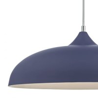 Dar Kealan 1 Light Pendant Dark Blue