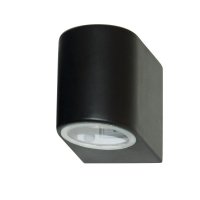 Searchlight LED Outdoor & Porch(Gu10 LED)Ip44 Wall Light 1 Light Black Bulbs Not Inc