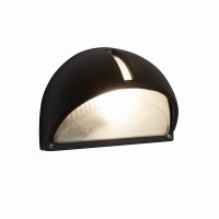 Searchlight Kentucky LED Outdoor Wall Light IP44 - Black & Frosted