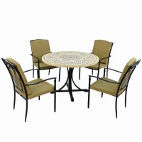 Montpellier Dining Table With 4 Ascot Deluxe Chairs Set
