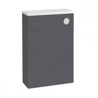 Tavistock Cadence Storm Grey Back To Wall WC Unit & Worktop