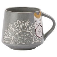 The English Tableware Company - Artisan Flower Mug (Grey)