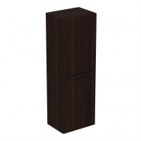 Ideal Standard i.life A 1 Door 40cm Half Column Unit in Coffee Oak