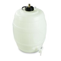 Home Brew Pressure Barrel with 2inch cap with pin valve & bottom tap