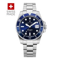 Jacques du Manoir | Swiss made - Gents Inspiration - Stainless Steel Bracelet Watch