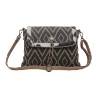 Gingerbread Crossbody Canvas Bag - S-5667 - Myra