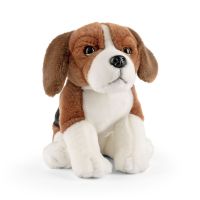 Beagle Dog H25cm Plush Soft Toy - Living Nature AN671