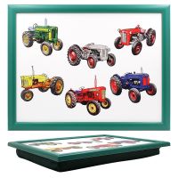 Vintage Tractors Laptray Cushion Bean - Lesser & Pavey