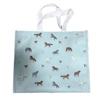 Horses Willow Farm Design Reusable Shopping Bag