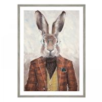 Hartley - Hare - 70cm Wall Art Framed - Adelene Fletcher