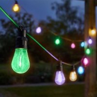 Eureka Lighting Vintage Festoon LV String Lights Set of 10 - Multicoloured