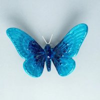 Tilnar Art Brushed Aqua Butterfly Small - 13.5cm