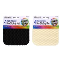 Jiating 4 Piece Non-Slip Grip Mats - Assorted