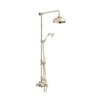 Booth & Co. Axbridge Cross 2 Outlet Exposed Shower Column - Nickel