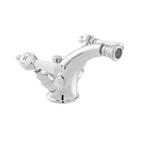 Booth & Co. Axbridge Lever Mono Bidet Mixer with Pop-Up Waste - Chrome