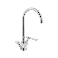 Booth & Co. Axbridge Lever Mono Kitchen Mixer - Chrome