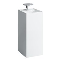 Kartell by Laufen 380mm SaphirKeramik Freestanding Basin - White LCC