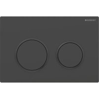 Geberit Omega 20 Matt Black Dual Flush Plate