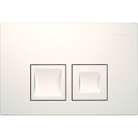 Geberit Delta 35 White Dual Flush Plate