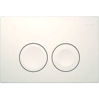 Geberit Delta 25 White Dual Flush Plate