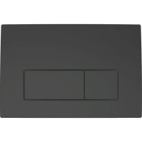 Geberit Delta 50 Matt Black Dual Flush Plate