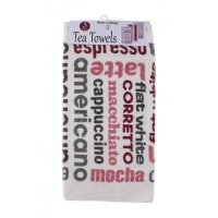 Home and Living 3 Pack Velour Printed Tea Towels - Assorted