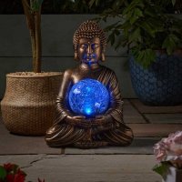 Smart Garden Gazing Buddha Solar Light