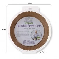 Fig & Olive Round Air Fryer Liners 20 x 4.5cm (Pack of 30)