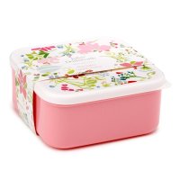 Puckator Set of 3 Lunch Box M/L/XL Julie Dodsworth Pink Botanical