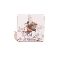 Meg Hawkins The Orchard' Bee Watercolour Design Coasters