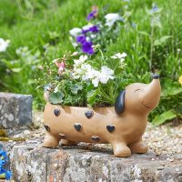 Flamboya Woodland Pooch Heart Planter