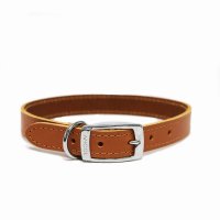 Ancol 16"40cm Tan Sewn Dog Collar