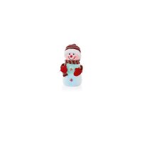 Premier Decorations 23cm Battery Operated Snowman with Hat & Scarf - Assorted