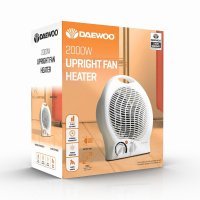 Daewoo 2000W Upright Fan Heater